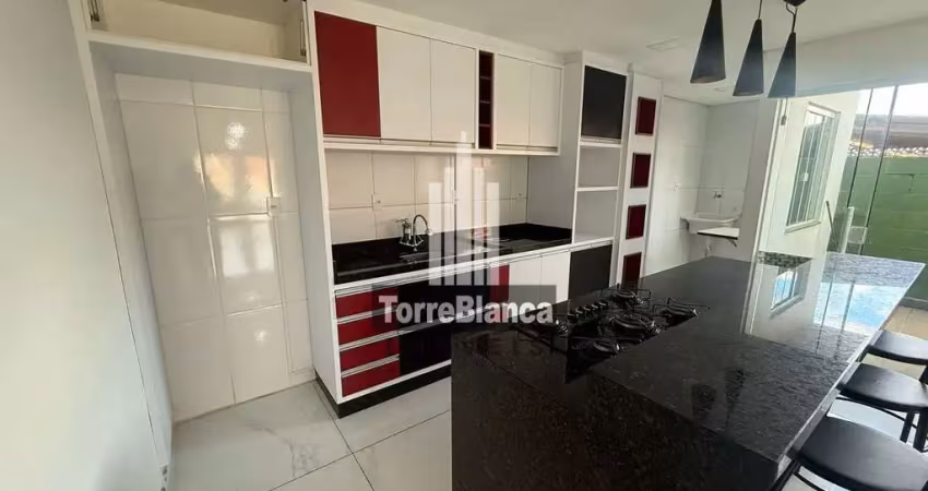 Casa semimobiliada para locação, 2 quartos no porto olívia, cará-cará.