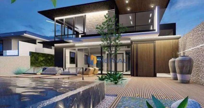 Sobrado alto padrão  com 5 suítes à venda, 454 m² por R$ 4.800.000 - Centro - Porto Rico/PR