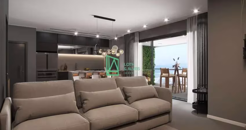 Apartamento à venda, gravatá, navegantes - sc frente mar com 03 suítes