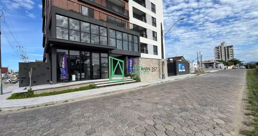 Apartamento à venda, Gravatá, NAVEGANTES - SC-Apartamento com ampla sacada com churrasqueira a carvã