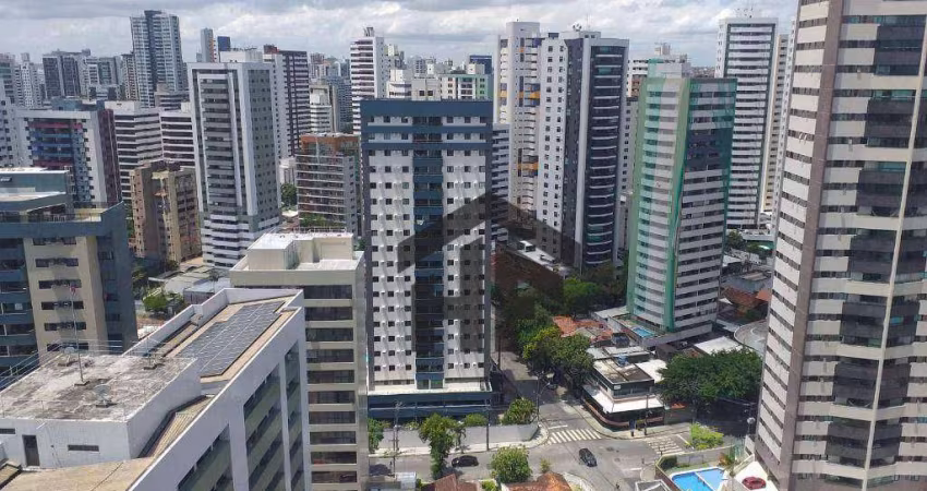Apartamento de 70m² para alugar, com 2 quartos 91 suíte), localizado no Aflitos, Recife - Pernambuco.