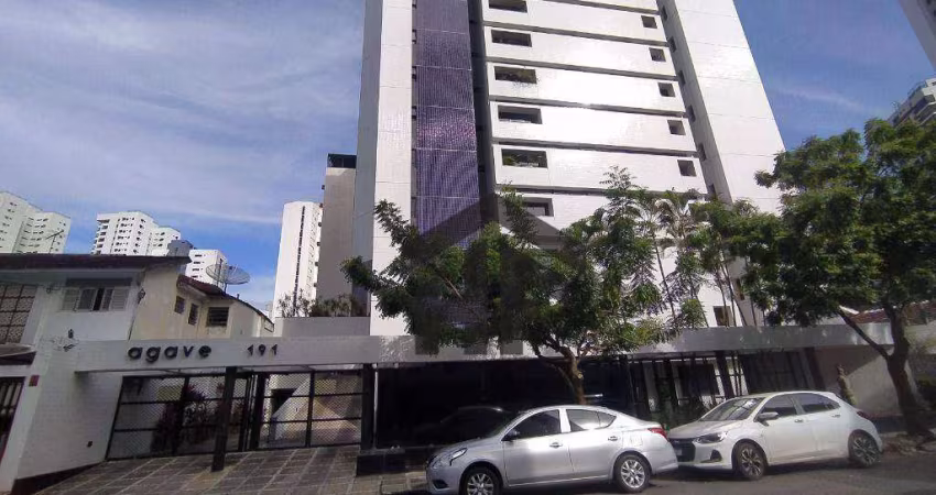 Apartamento de 186m² à venda, com 4 quartos (2 suítes), localizado na Tamarineira, Recife - Pernambuco.