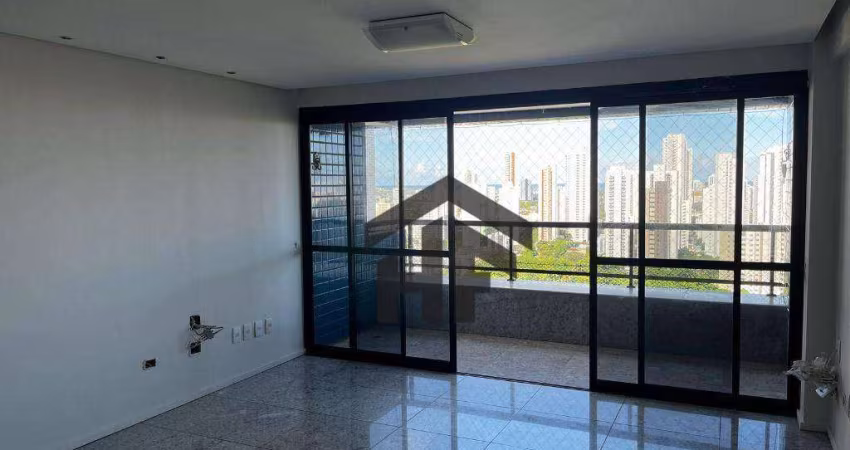 Apartamento de 130m² à venda, 3 quartos (2 suítes), localizado na Tamarineira, Recife - Pernambuco.