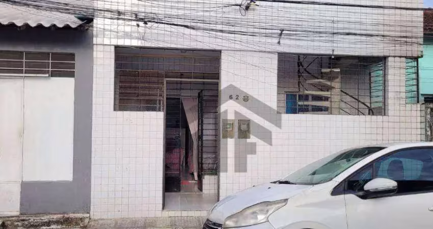 Casa de 50m² à venda, com 3 quartos, localizada em água fria, recife - pernambuco.