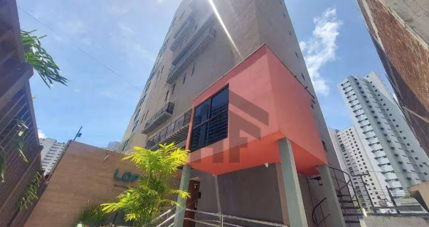 Apartamento de 62m² à venda, com 1 quarto suíte, localizado em boa viagem, recife - pernambuco.