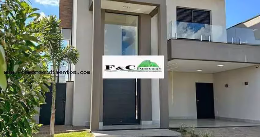 Casa em condomínio para locação em limeira, parque egisto ragazzo, 3 dormitórios, 3 suítes, 4 banheiros, 2 vagas