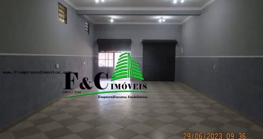 Casa comercial para locação em limeira, jardim campo belo, 3 dormitórios, 2 banheiros