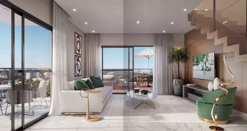 Apartamento de 80m² com 2 quartos 1 suíte e 1 vaga no Juvevê
