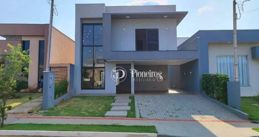 Casa com 3 dormitórios à venda, 170 m² por r$ 1.440.000,00 - condomínio bella vitta - londrina/pr