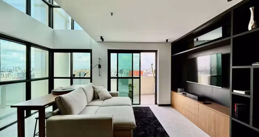 Cobertura com 2 dormitórios para alugar, 70 m² - moema - são paulo/sp