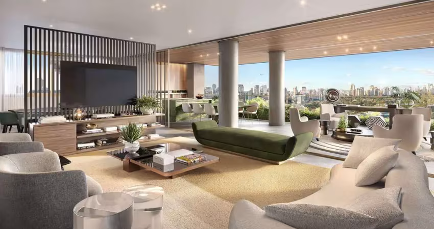 Apartamento à venda 500m², andar alto, projeto jacobsen arquitetura, 5 suítes, 5 vagas e lazer