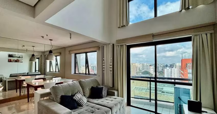Apartamento duplex com 2 dormitórios para alugar, 70 m² - moema - são paulo/sp