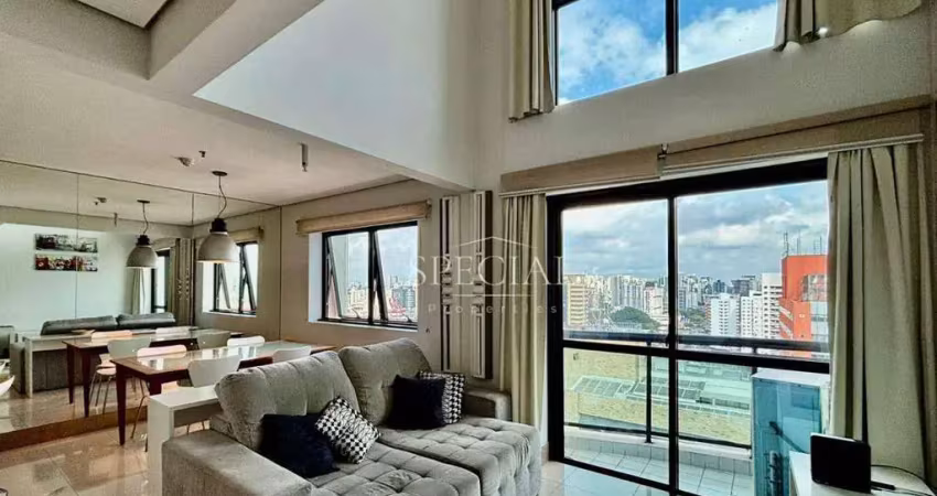 Apartamento duplex com 2 dormitórios para alugar, 70 m² - moema - são paulo/sp