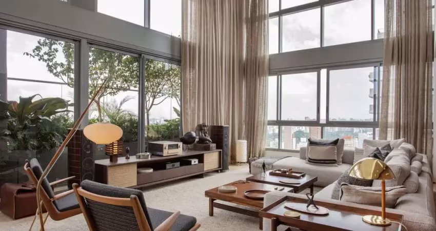 Cobertura de luxo mobiliada no edifício autem jardins – sofisticação e design no coração de são paulo