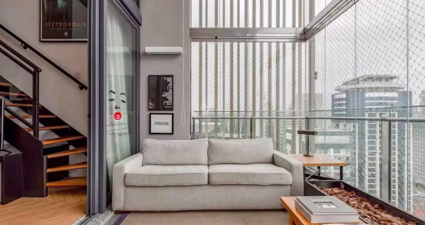 Duplex de alto padrão mobiliado e decorado - 67 m² - vila nova conceição - são paulo/sp