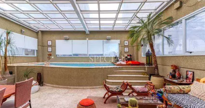 Cobertura com 4 dormitórios à venda, 360 m² por r$ 9.500.000,00 - moema - são paulo/sp