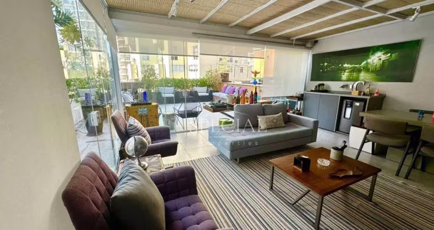 Cobertura duplex na vila nova conceição – 220m², 2 suítes, piscina e churrasqueira