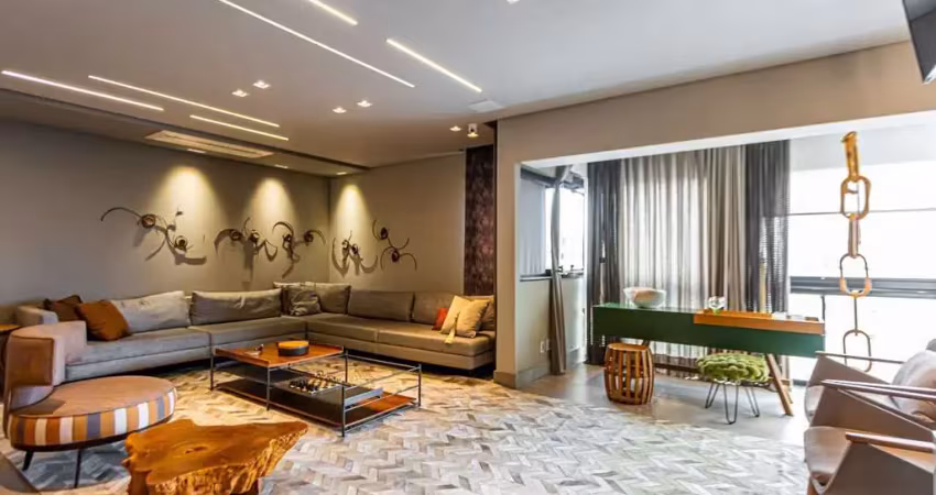 Cobertura com 3 dormitórios à venda, 296 m² por r$ 5.200.000,00 - campo belo - são paulo/sp