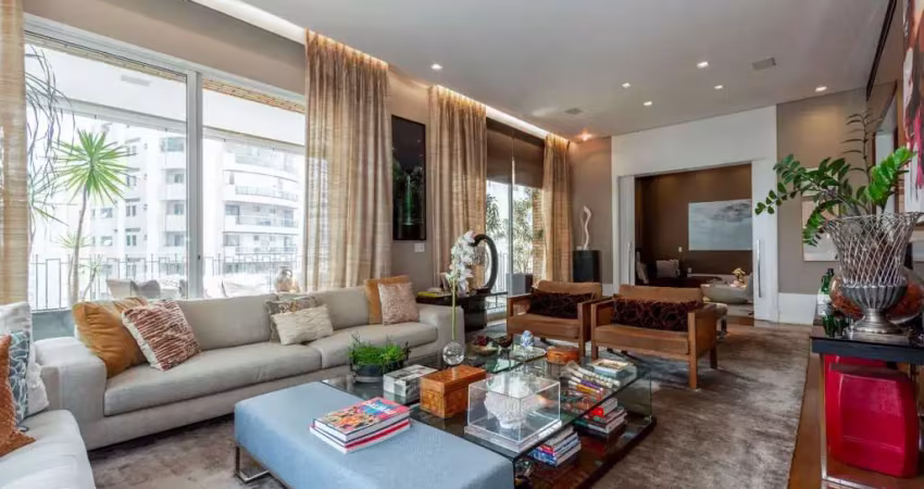 Apartamento à venda em itaim bibi com 438m² 4 quartos, 5 vagas e lazer