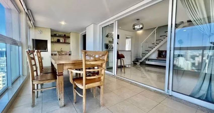 Cobertura à venda disponível próxima ao shopping morumbi com 3 suítes/jacuzzi/churrasqueira, 221 m² - brooklin - são paulo/sp