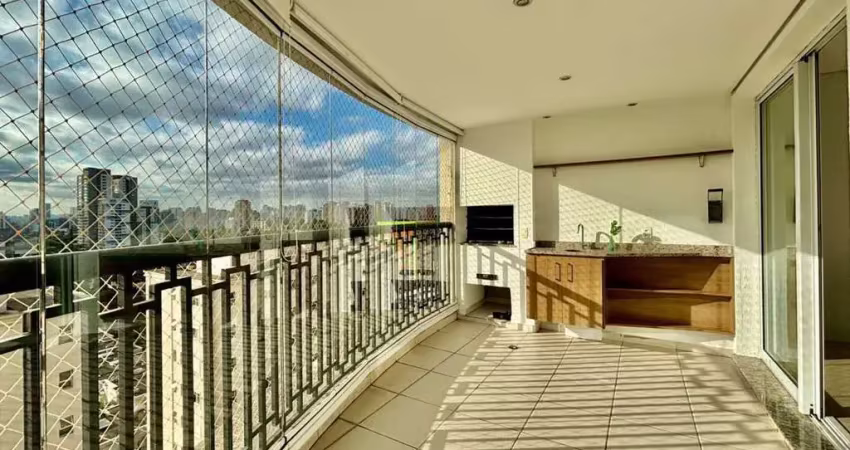 Apartamento com 3 dormitórios para alugar, 118 m² - campo belo - são paulo/sp