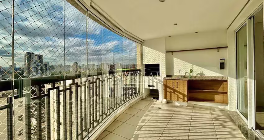 Apartamento com 3 dormitórios para alugar, 118 m² - campo belo - são paulo/sp