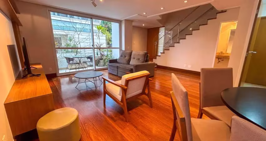Apartamento duplex com 2 dormitórios para alugar, 127 m² por r$ 18.065,69/mês - itaim bibi - são paulo/sp