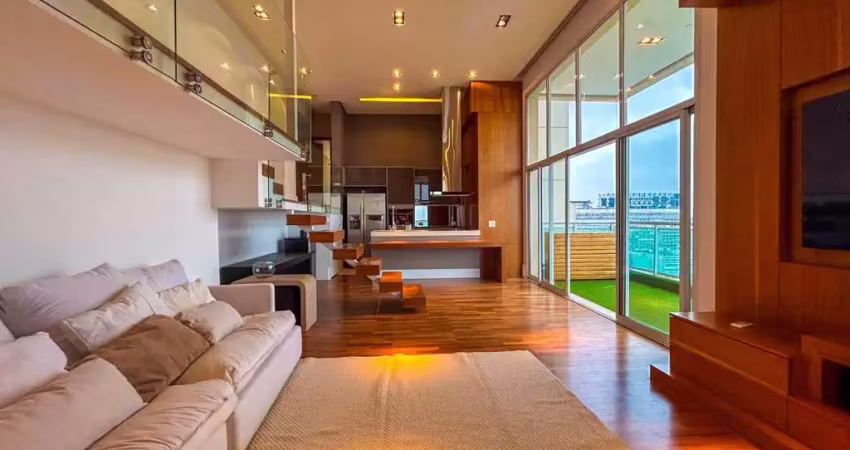 Apartamento duplex com 1 dormitório para alugar, 130 m² por r$ 20.829,73/mês - jardim américa - são paulo/sp