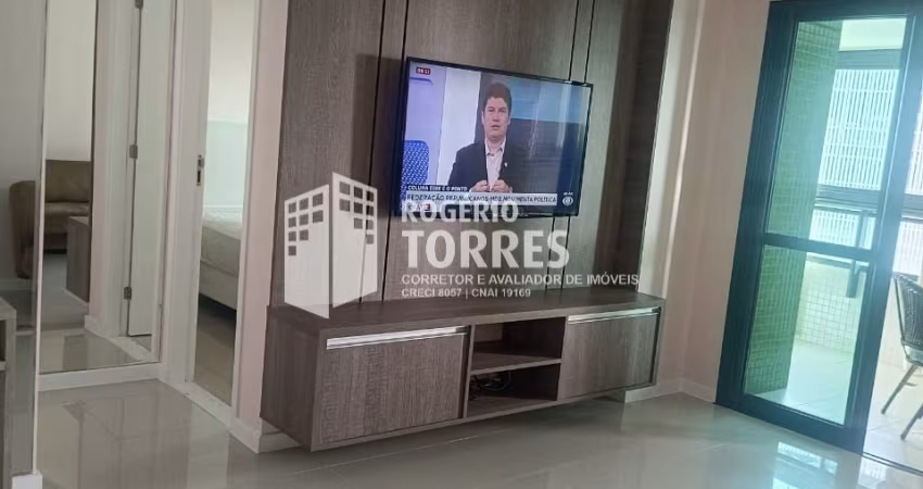 Apartamento locação de 1/4, MOBILIADO e ANDAR ALTO, 1 garagem na PARALELA