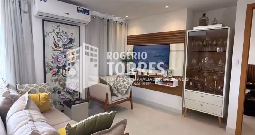 Apartamento cobertura duplex a venda de 2 suítes, porteira fechada e 2 garagens em vilas do atlântico