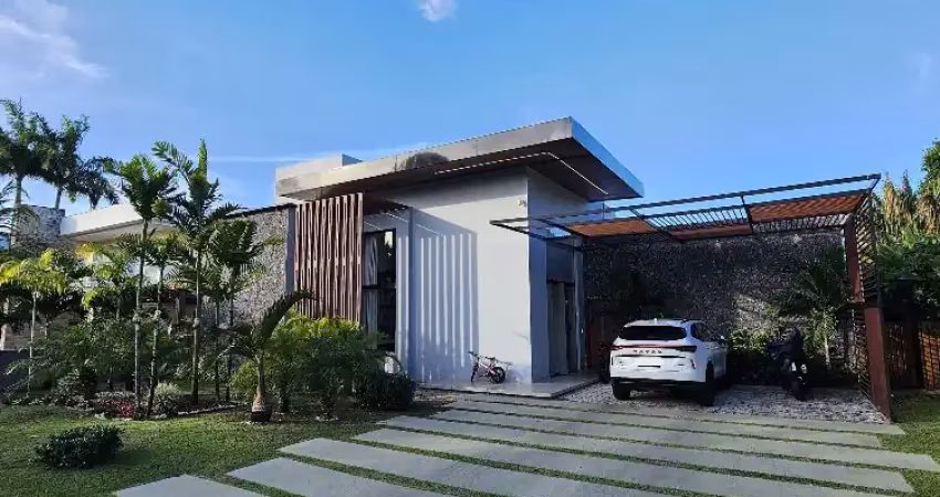Cód. 555 busca vida abrantes casa moderna térrea com 3 suítes