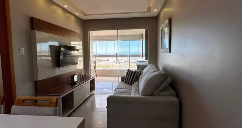 Cód. 302 armação 1/4 suíte com varandão gourmet vista mar e nascente