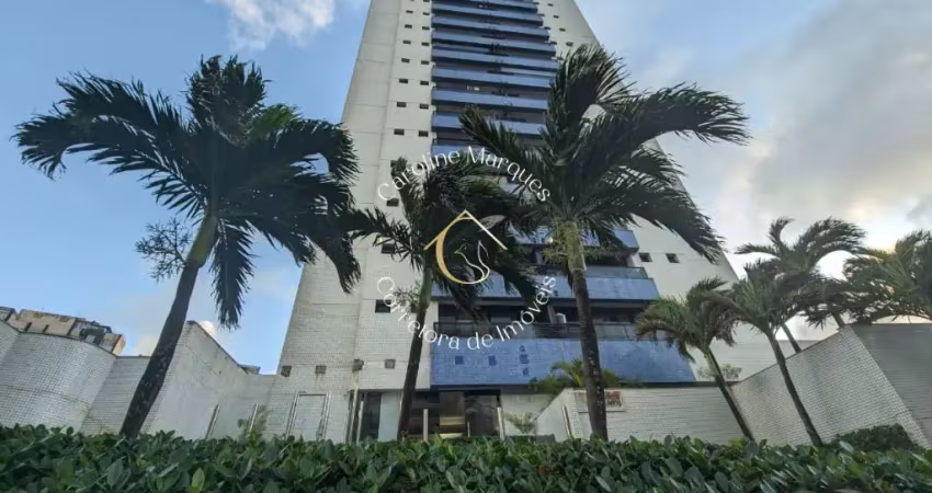 Apartamento mobiliado  com 2/4 suíte vista mar na garibaldi