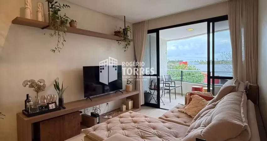 Apartamento a venda de 1/4 com 49m², nascente e garagem em alphaville salvador