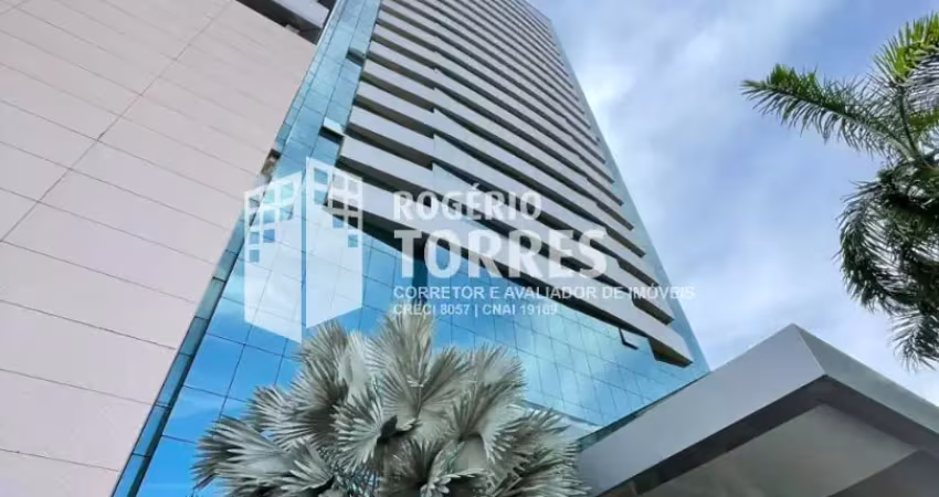 Sala comercial de 48m², banheiro e 3 vagas no caminho das árvores