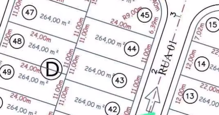 Terreno à venda, 264 m² por r$ 260.000 - residencial bosque do imperador - pindamonhangaba/sp