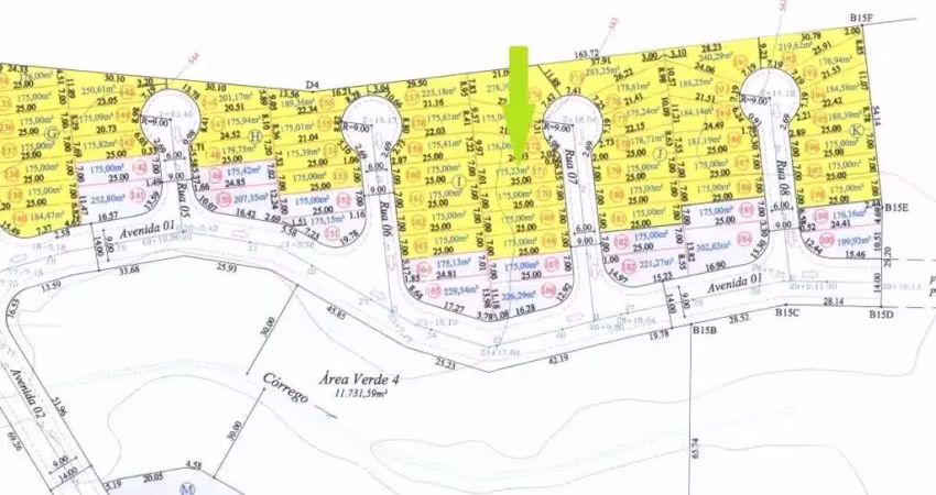 Terreno à venda no Residencial e Comercial Cidade Morumbi, Pindamonhangaba 