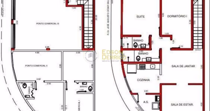 Sobrado com 2 dormitórios à venda, 208 m² por R$ 480.000 - Vila Rica - Pindamonhangaba/SP
