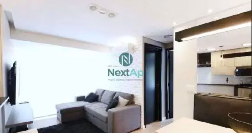 Apartamento sofisticado | 50m² | 2 dormitórios | chácara santo antônio
