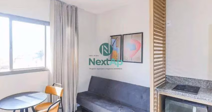 Apartamento mobiliado | 28m² | 1 dormitório | chácara santo antônio