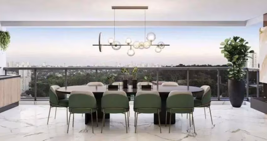 Santo amaro – apartamento de alto padrão com 185m², 4 suítes e 3 vagas de garagem