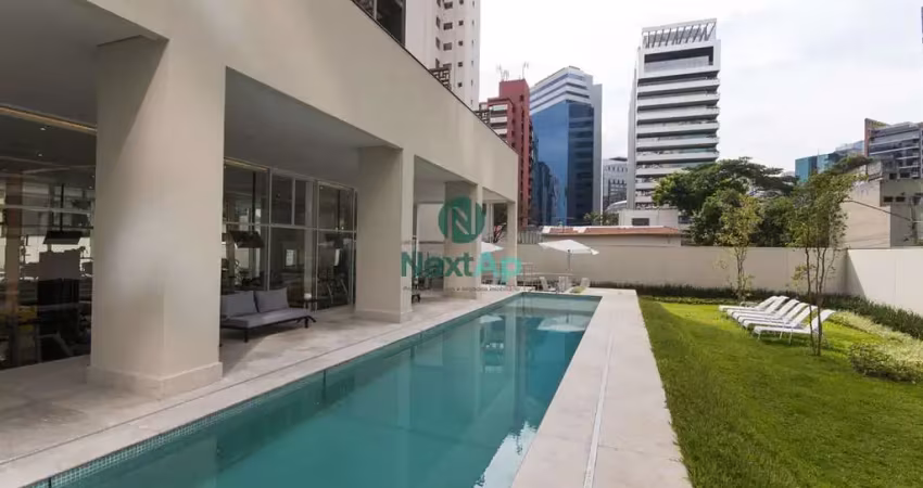 Studio moderno com 28,25 m² e 1 vaga de garagem na vila olímpia, são paulo.