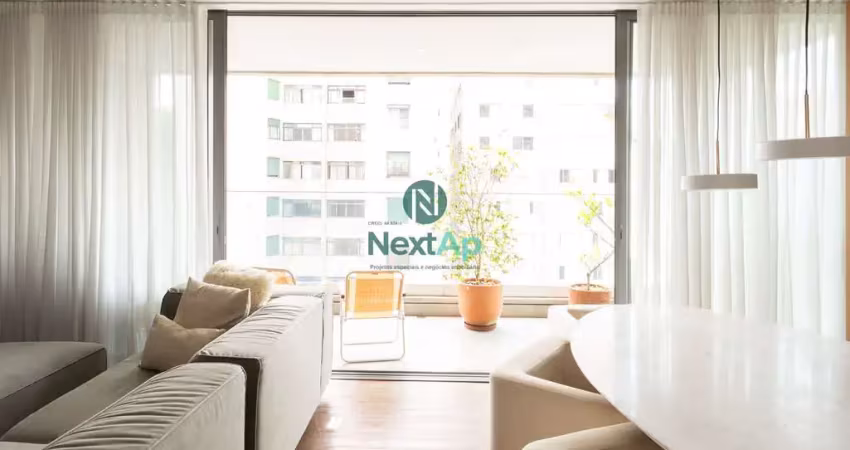 Apartamento sofisticado à venda no coração de pinheiros/cerqueira césar, em são paulo.