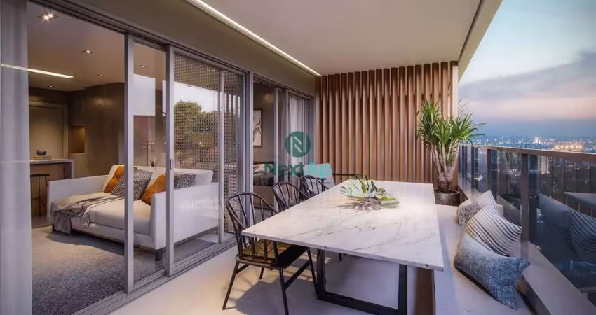 Apartamento em pinheiros com 39,78m² | 1 dormitório | design moderno e tecnologia de ponta