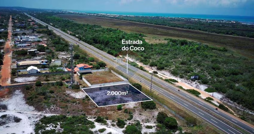Terreno com 2.000m² no Cond. Lagoas de Guarajuba - Litoral Norte da Bahia - Camaçari
