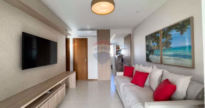 Itacimirim - condomínio bioflora residence, apartamento com 2 suítes, lazer completo