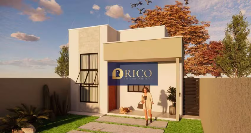Casa nova na modalidade aquisição e construção pelo programa minha casa minha vida em condômino fechado!