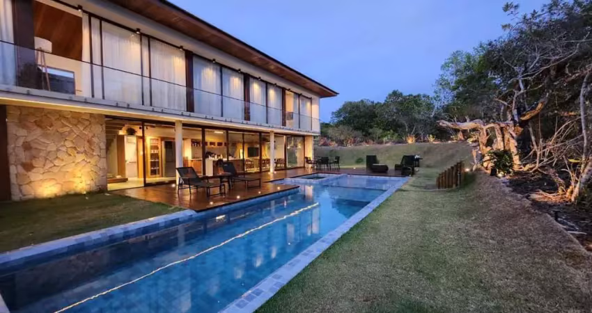 Casa em condomínio para venda em mata de são joão, praia do forte, 7 dormitórios, 7 suítes, 8 banheiros, 4 vagas