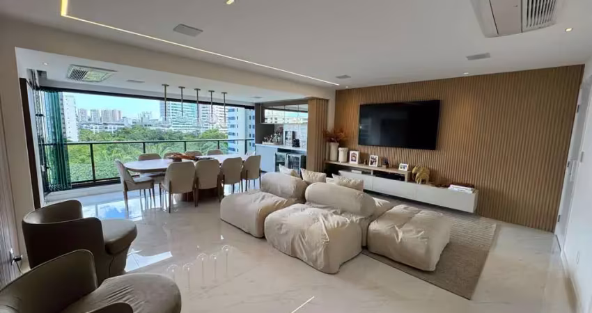 Apartamento 3 quartos para venda em salvador, alphaville i, 3 dormitórios, 3 suítes, 4 banheiros, 3 vagas