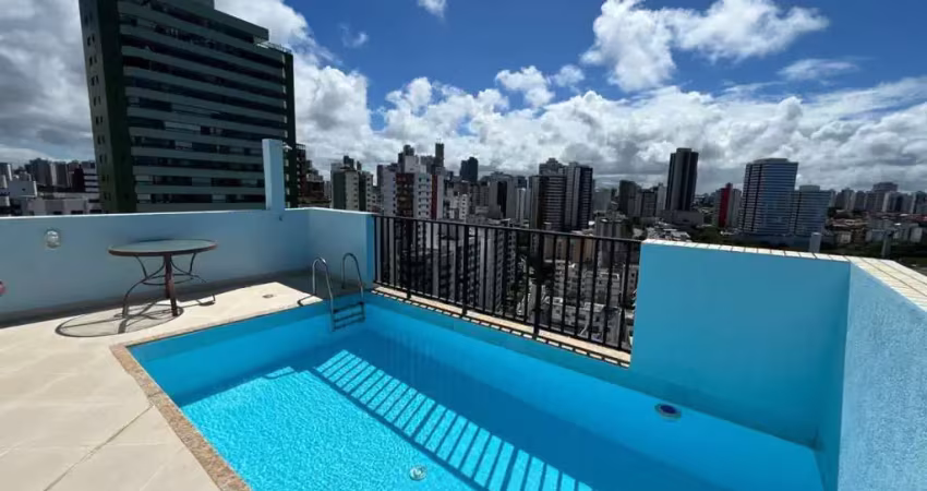 Cobertura para venda em salvador, pituba, 3 dormitórios, 2 suítes, 3 banheiros, 2 vagas
